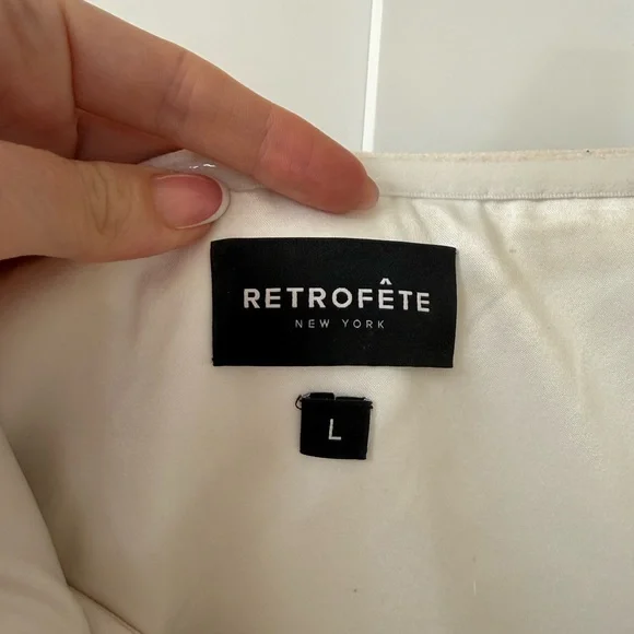 Retrofete Silver Sequin Women's ‘Aura’ Mini Dress - Picture 3 of 9